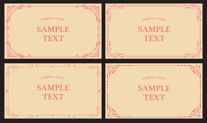 アンティーク　ビンテージ　フレーム飾り枠  © ken