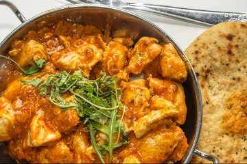 diced chicken curry