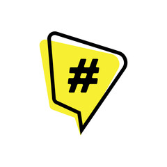 hashtag sign