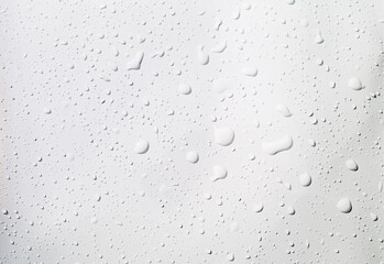Abstract water drops on white background, seamless water drops pattern background
