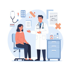 Doctor Patient Consultation  Understanding Healthcare and Well-being