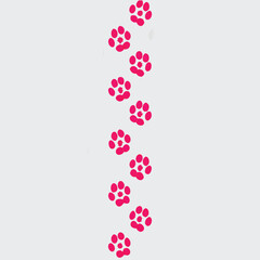 
Pet Paw Prints Pattern
