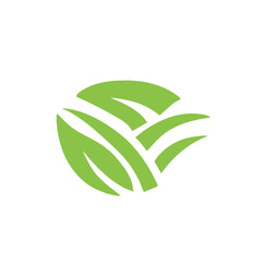 Green leaf ecology nature logo