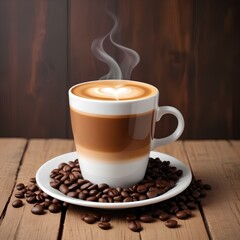 Classic Cappuccino in White Cup