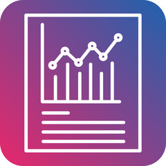 Report Line Icon Style