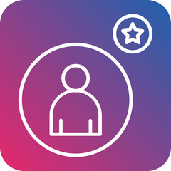 Profile Line Icon Style