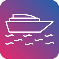 Cruise Line Icon Style