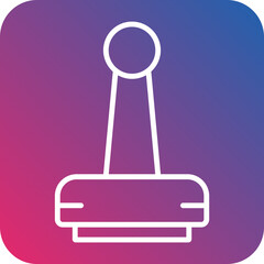 Stamp Line Icon Style