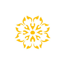 gold Mandala ornament