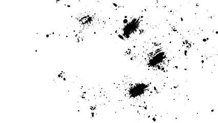 Abstract watercolor background, splashes of paint on a transparent background