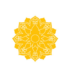 gold Mandala ornament