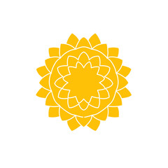 gold Mandala ornament