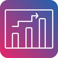 Statistics Line Icon Style