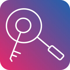 Keyword Line Icon Style