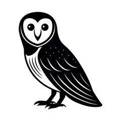 Barn Owl Night Bird Silhouette  