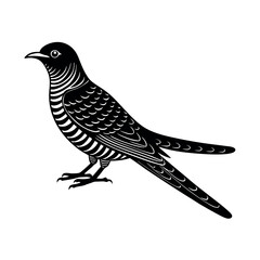Common Cuckoo Flying Bird Design  