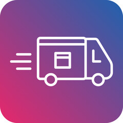 Delivery Line Icon Style