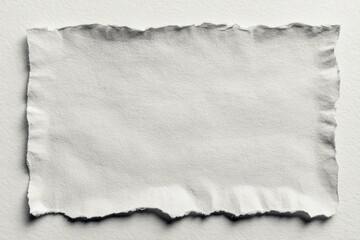 Obraz premium Torn Paper Sheet Texture for Mockup or Design Element