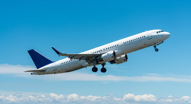 Airplane Taking Off A Stunning Image of Flight and Travel