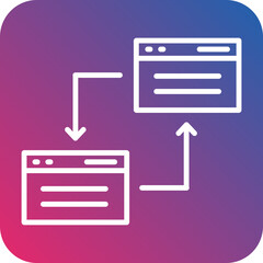 Pingback Line Icon Style