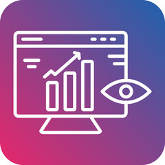Monitoring Line Icon Style