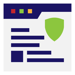 Fototapeta premium Online Privacy Data