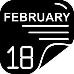 February 18 Icon