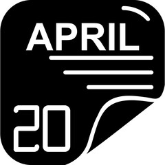 April 20 Icon