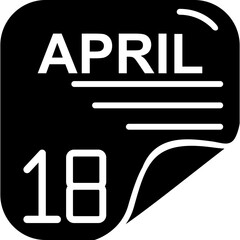 April 18 Icon