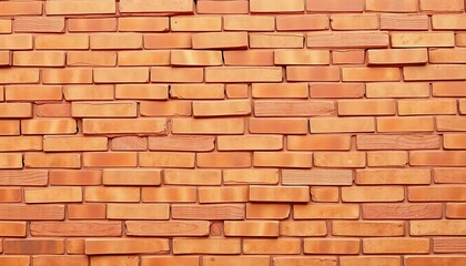 Obraz premium Rich, textured ceramic brick tile wall in warm earthy tones, architecture, contemporary