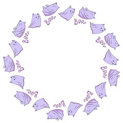 Cartoon ghosts cats and 