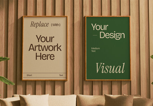 Interior Frame Display Mockup