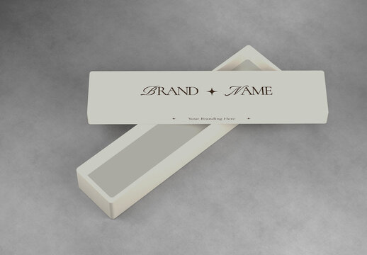 Necklace Jewelry Box Mockup