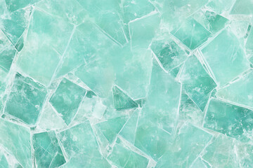 Obraz premium Turquoise Ice Shards Texture