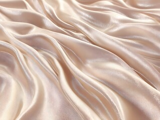 Obraz premium Luxurious Flowing Fabric with Captivating Pearl Essence