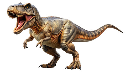 Naklejka premium dinosaur isolated on white background, png, ai generated. 
