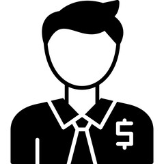 Obraz premium Salesman Icon
