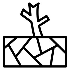 Desertification Icon Style