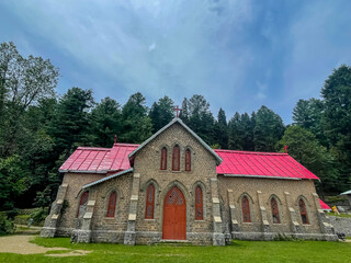 Beautiful historic 18th century church, Virgin Mary Catholic Church, A beautiful picture of church,...