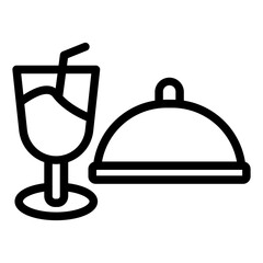 Dinner Icon Style