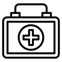 First Aid Kit Icon Style