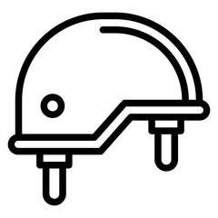 Soldier Helmet Icon Style