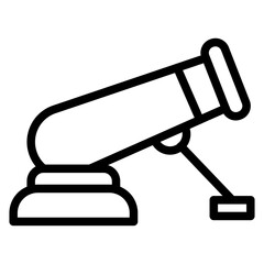 Army Mortar Icon Style