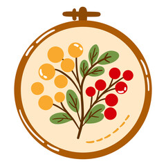 Cozy Autumn Embroidery 