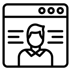 Page Visitors Icon Style