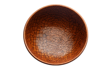 Rice bowl isolated on white background, Asian cuisine icon