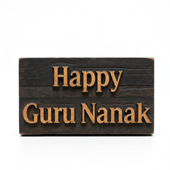 Happy Guru Nanak Jayanti Celebrate with this Festive Wooden Sign