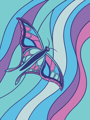 Fototapeta premium Abstract Liquid Fluid Shapes Background – Colorful Flowing 3D Waves and Gradient Splash Design