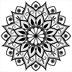 Vector doodle mandala . Ornamental luxury mandala Mandala Line Illustration . various mandala . Mandala Pattern Designs . Henna mandala. Mehndi style. Decorative pattern in oriental style.	