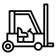 Forklift Icon Style